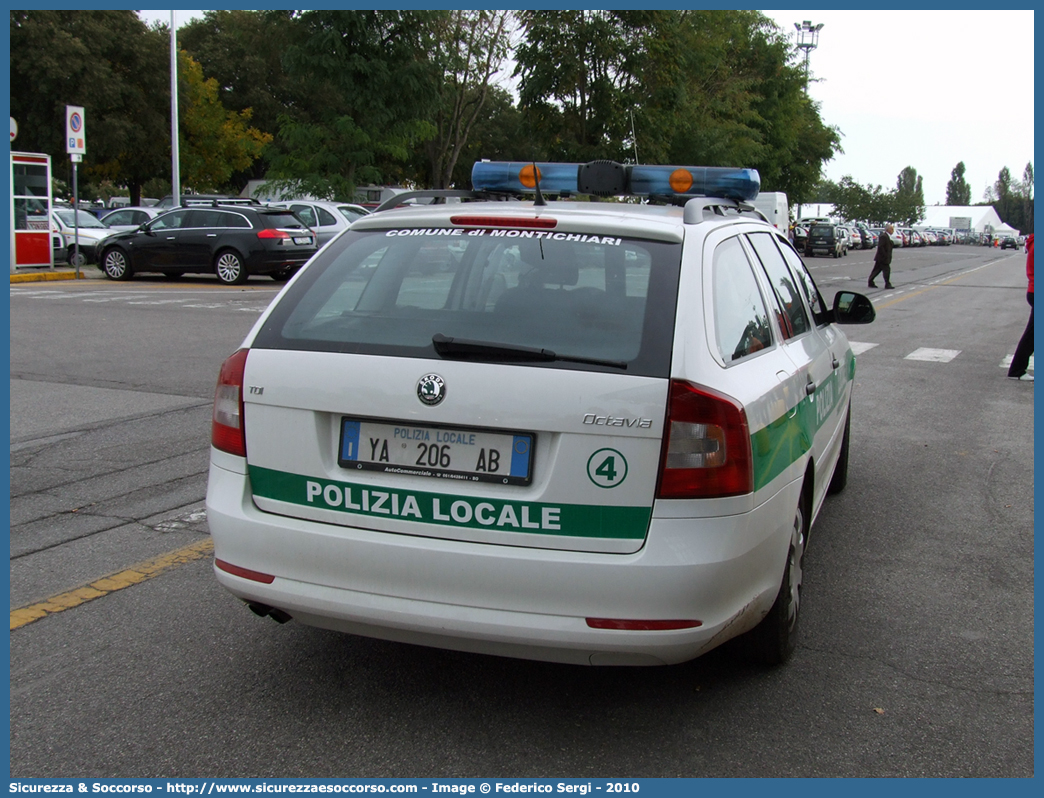 Polizia Locale YA206AB
Polizia Locale
Comune di Montichiari
Skoda Octavia Wagon III serie
Allestitore Focaccia Group S.r.l.
Parole chiave: PL;PM;P.L.;P.M.;Polizia;Locale;Municipale;Montichiari;Skoda;Octavia;Wagon;Focaccia