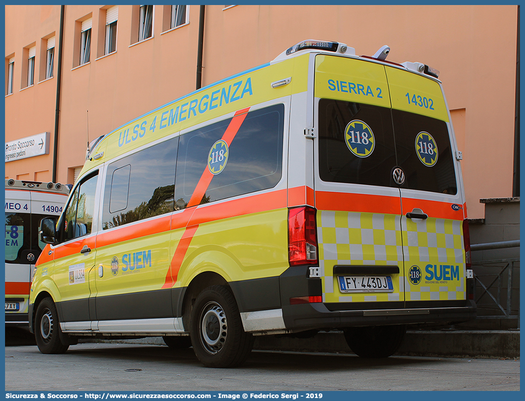 SIERRA 2
SUEM 118 San Donà Emergenza
Azienda ULSS 4 - Veneto Orientale
San Donà di Piave
Volkswagen Crafter II serie
Allestitore Orion S.r.l.
Parole chiave: 118;SUEM;San Donà di Piave;Emergenza;Ambulanza;Autoambulanza;Volkswagen;Crafter;Orion