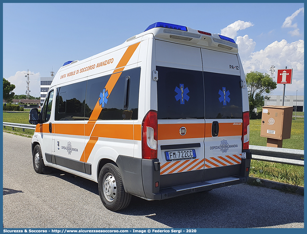 PA12
118 Udine
Fiat Ducato III serie restyling
Allestitore Aricar S.p.A.
Parole chiave: 118;Udine;Palmanova;Ambulanza;Autoambulanza;Fiat;Ducato;X290;Aricar