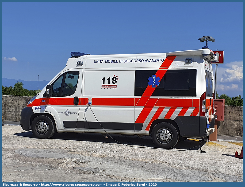 PA14
118 Udine
Peugeot Boxer III serie
Allestitore Orion S.r.l.
Parole chiave: 118;Udine;Palmanova;Ambulanza;Autoambulanza;Peugeot;Boxer;Orion