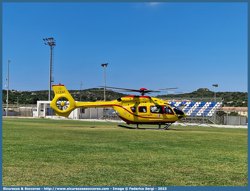 I-LEAF
118 Regione Sardegna
Airbus Helicopters EC145 T2
Base di Alghero Fertilia
ECHO LIMA 2
Parole chiave: 118;Regione;Sardegna;AREUS;A.R.E.U.S.;Airbus;Helicopters;EC145T2;Alghero;Fertilia;Elicottero;Elisoccorso