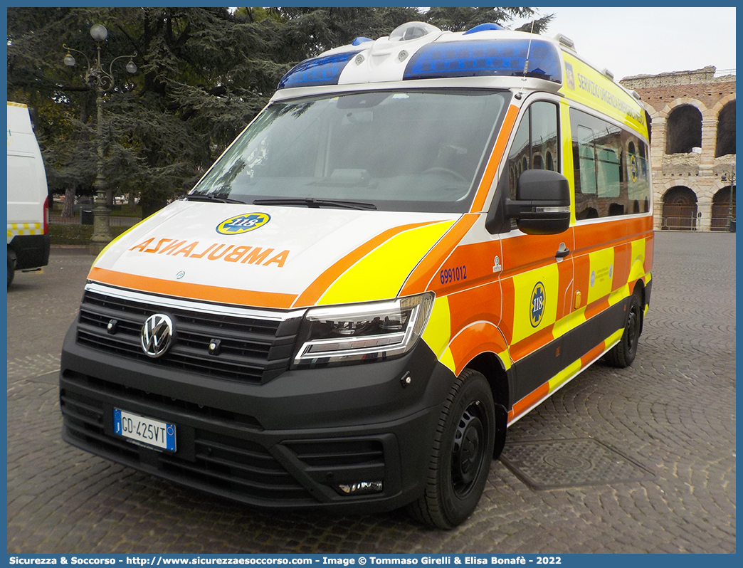 6991012
SUEM 118 Verona Emergenza
Azienda ULSS 9 - Scaligera
Volkswagen Crafter II serie
Allestitore Ambitalia S.p.A.
Parole chiave: 118;Verona;Emergenza;SUEM;S.U.E.M.;Ambulanza;Autoambulanza;Volkswagen;Crafter;Ambitalia