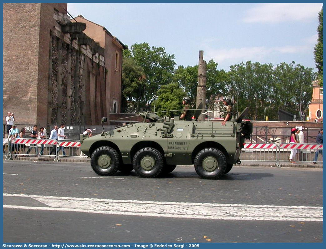 -
Arma dei Carabinieri
1° Reggimento Carabinieri "Tuscania"
Iveco Oto-Melara VBL Puma 6x6
Parole chiave: CC;C.C.;Arma;dei;Carabinieri;Reggimento;Paracadutisti;Tuscania;Iveco;Oto-Melara;Oto;Melara;VBL;Puma