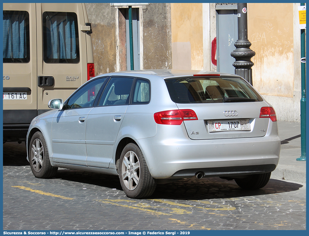 CP 1707
Corpo delle Capitanerie di Porto
Guardia Costiera
Audi A3 II serie restyling
Parole chiave: CP;C.P.;GC;G.C.;Corpo;delle;Capitanerie;Capitaneria;di;Porto;Guardia;Costiera;Audi;A3