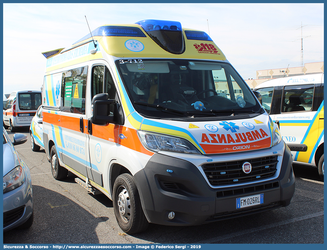 3-712
Misericordia V.d.S. Fiumara
Fiat Ducato III serie restyling
Allestitore Orion S.r.l.
Parole chiave: Misericordie;Misericordia;Ambulanza;Autoambulanza;Fiat;Ducato;Orion