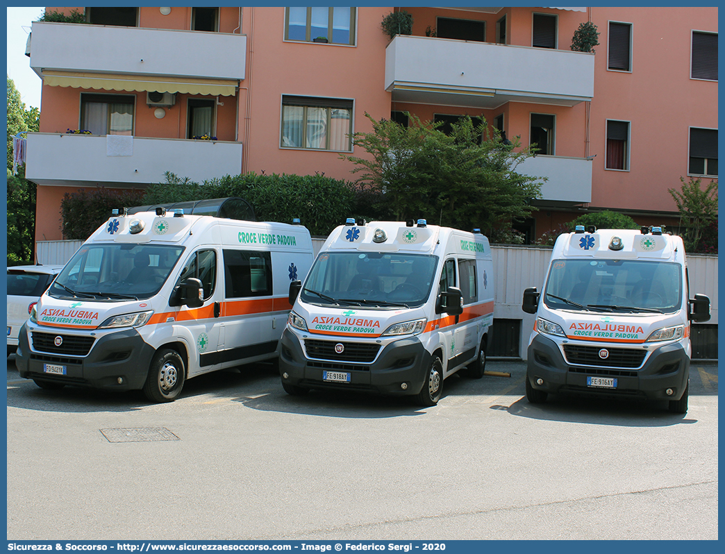 209-216-214
Pia Opera Croce Verde Padova
Fiat Ducato III serie restyling
Allestitore Alea Italia S.r.l. e 
NewCoCar S.r.l.
Parole chiave: Pia;Opera;Croce;Verde;Padova;Ambulanza;Fiat;Ducato;X290;Alea;NewCoCar