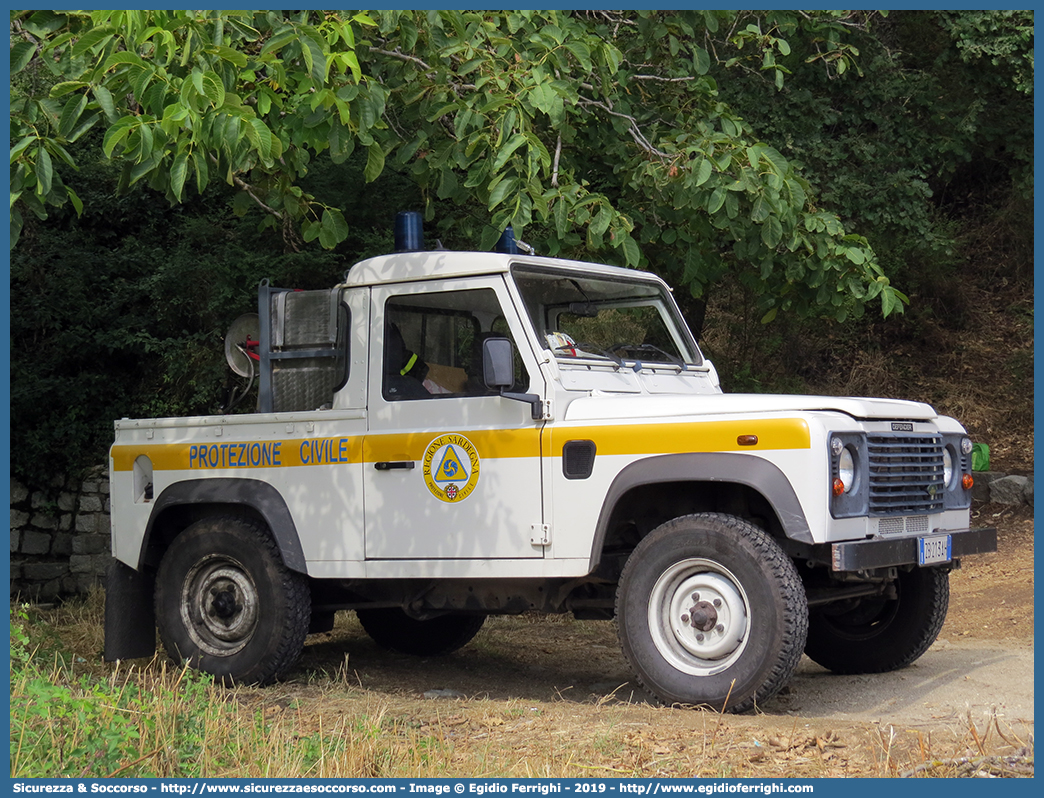 -
Regione Sardegna
Protezione Civile
Land Rover Defender 90
Parole chiave: PC;P.C.;Protezione;Civile;Sardegna;Land Rover;Defender;90