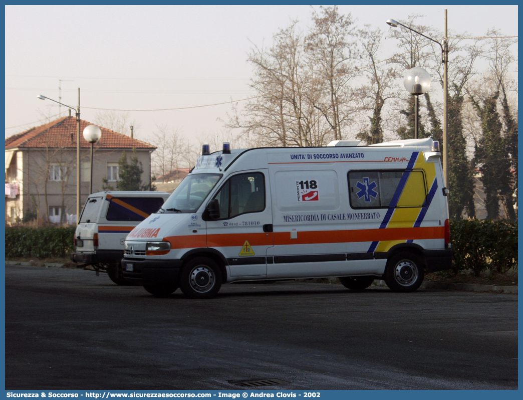 01
Misericordia di Casale Monferrato
Renault Master II serie
Allestitore P.M.C. S.n.c
Parole chiave: Misericordie;Misericordia;Ambulanza;Autoambulanza;Renault;Master;PMC;P.M.C.;Casale;Monferrato