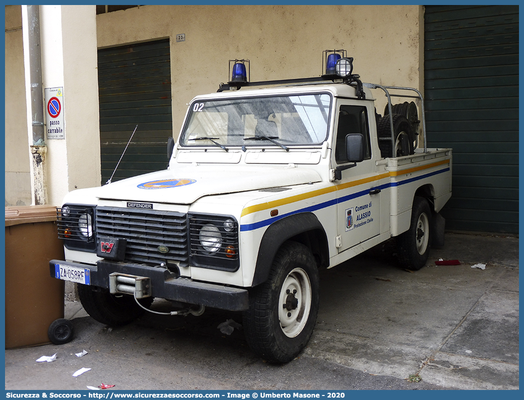 -
Protezione Civile
Comune di Alassio
Land Rover Defender 130
Parole chiave: PC;P.C.;Protezione;Civile;Alassio;Land Rover;Defender;130