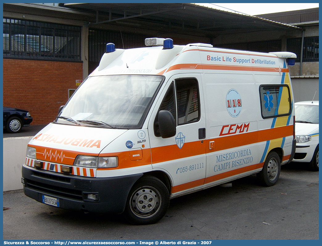 2
Misericordia di Campi Bisenzio
Fiat Ducato II serie
Allestitore Orion S.r.l.
Parole chiave: Misericordie;Misericordia;Ambulanza;Autoambulanza;Campi Bisenzio;Fiat;Ducato;Orion