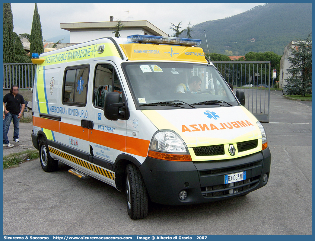 M151
Misericordia di Montemurlo
Renault Master III serie
Parole chiave: Misericordie;Misericordia;Ambulanza;Autoambulanza;Renault;Master;Montemurlo