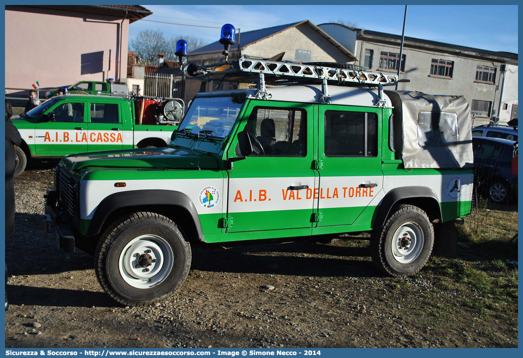 Corpo Volontari Antincendi Boschivi
Val della Torre (TO)
Land Rover Defender 110 Crew Cab
Parole chiave: Corpo;Volontari;Antincendi;Boschivi;AIB;A.I.B.;Piemonte;Salussola;Land Rover;Defender;110;Crew Cab;Val della Torre