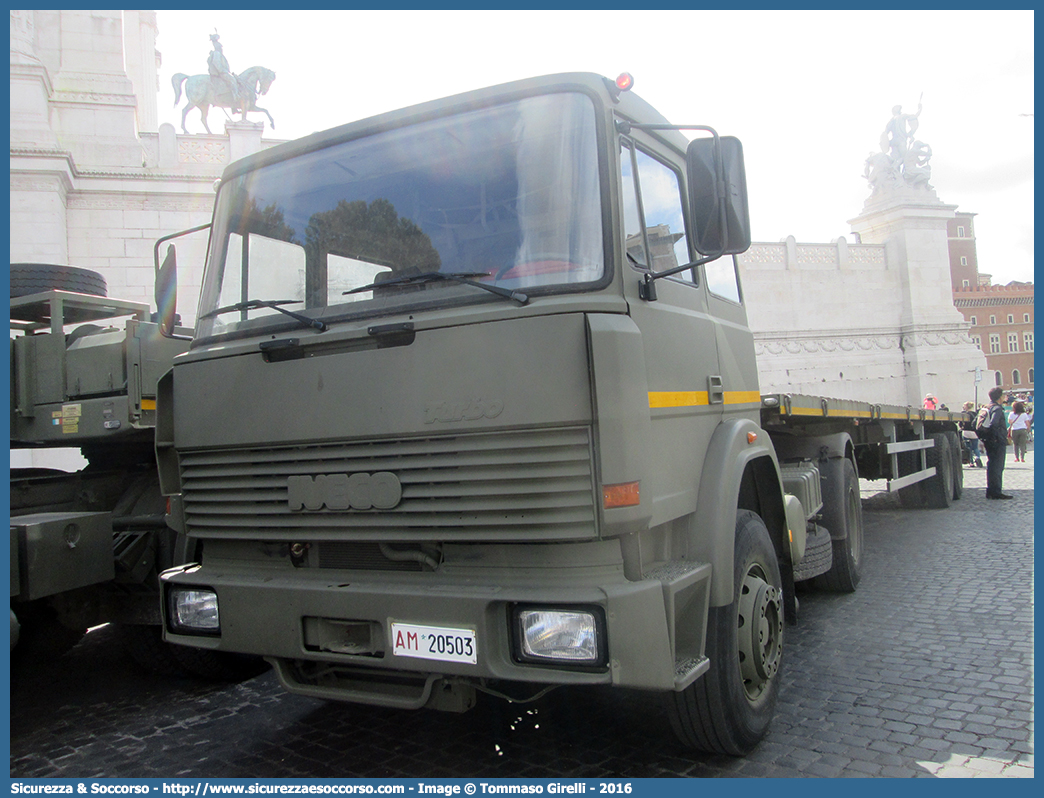 AM 20503
Aeronautica Militare Italiana
Iveco 190-26 Turbo
Parole chiave: AMI;A.M.I.;Aeronautica;Militare;Italiana;Iveco;190-26;Turbo