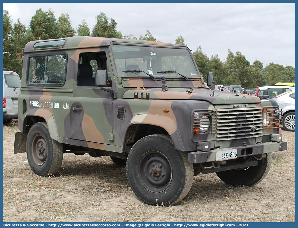 AM AK806
Aeronautica Militare Italiana
Land Rover Defender 90
Aerosoccorritori AM
Parole chiave: A.M.I.;AMI;Aeronautica;Militare;Italiana;Land Rover;Defender;90;Aerosoccorritori