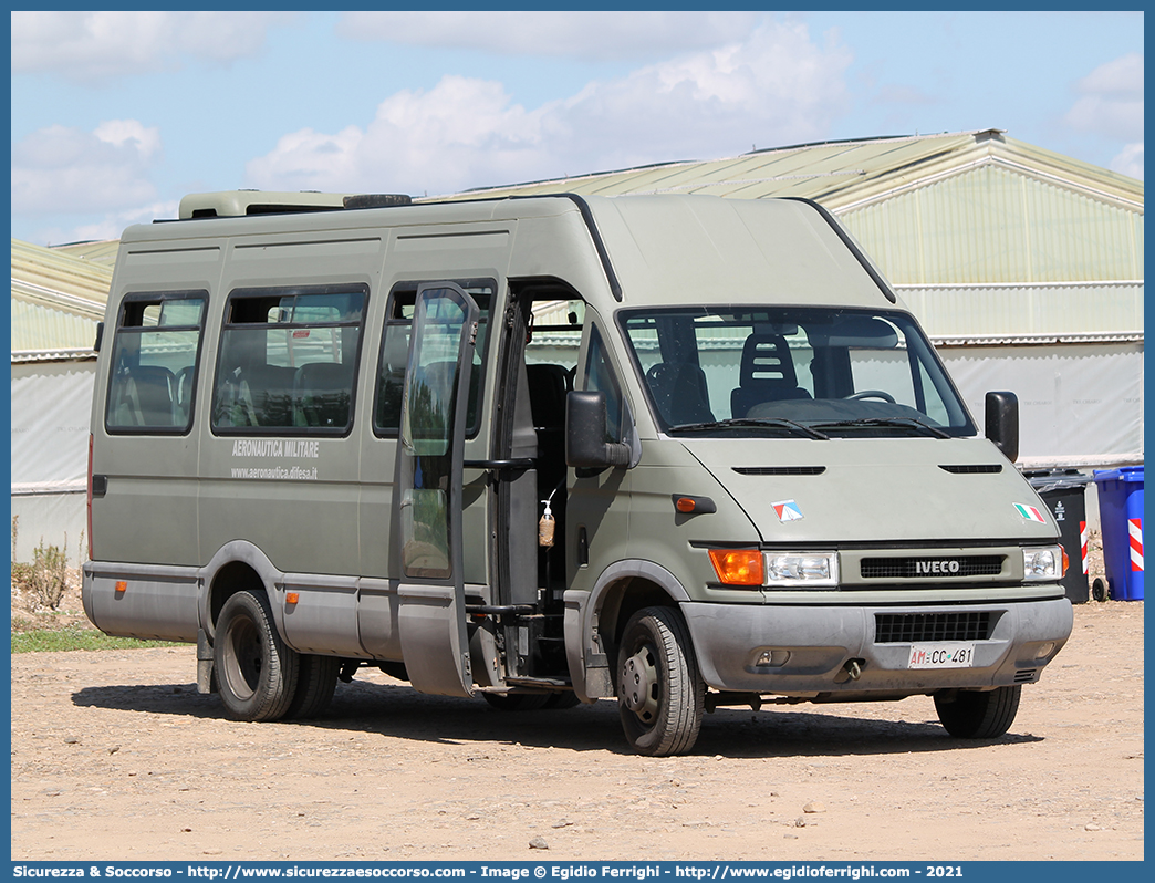 AM CC481
Aeronautica Militare Italiana
Iveco Daily 50C13 III serie
Parole chiave: AMI;A.M.I.;Aeronautica;Militare;Italiana;Iveco;Daily;50C13