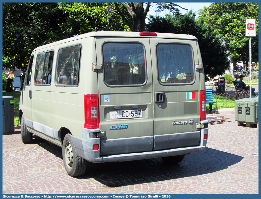 AM CC597
Aeronautica Militare Italiana
Fiat Ducato II serie restyling
Parole chiave: AMI;A.M.I.;Aeronautica;Militare;Italiana;Fiat;Ducato