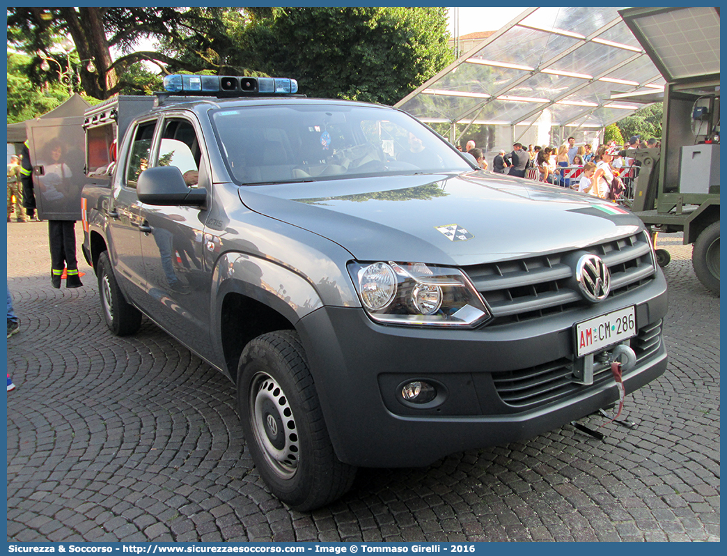 AM CM286
Aeronautica Militare Italiana
Servizio Antincendio
Volkswagen Amarok
Allestitore Aris S.p.A.
(variante)
Parole chiave: AMI;A.M.I.;Aeronautica;Militare;Italiana;Volkswagen;Amarok;Aris;Servizio;Antincendio