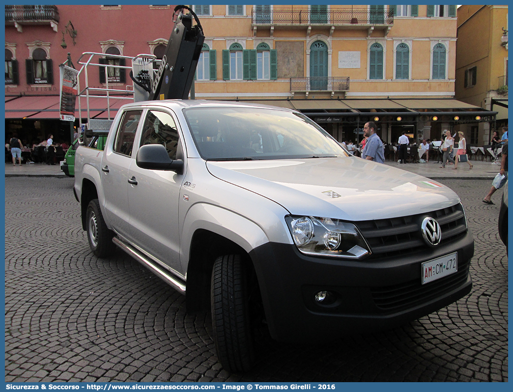 AM CM472
Aeronautica Militare Italiana
Servizio Antincendio
Volkswagen Amarok
Allestitore Aris S.p.A.
Parole chiave: AMI;A.M.I.;Aeronautica;Militare;Italiana;Volkswagen;Amarok;Aris;Servizio;Antincendio