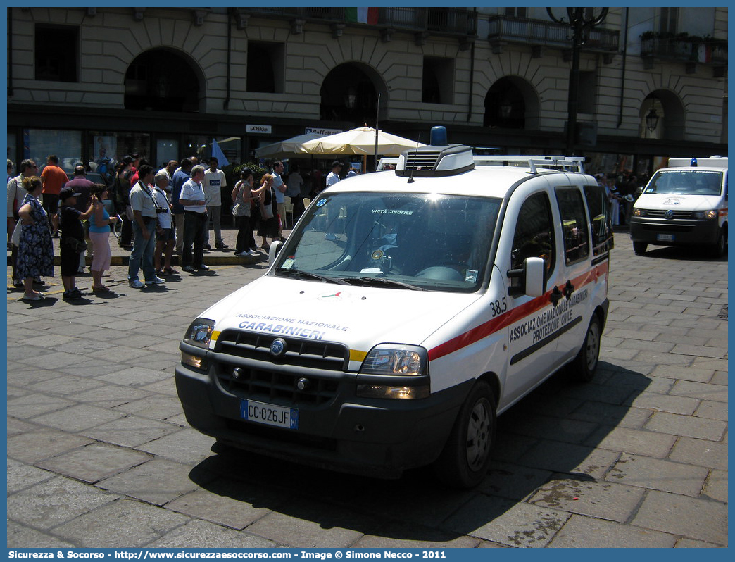 -
Associazione Nazionale Carabinieri
Fiat Doblò I serie
Parole chiave: ANC;A.N.C.;Associazione;Nazionale;Carabinieri;Fiat;Doblò