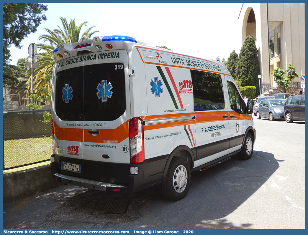 81/319
P.A. Croce Bianca Imperia
Ford Transit IV serie
Allestitore Alessi e Becagli S.n.c.
Parole chiave: P.A.;PA;Croce;Bianca;Imperia;Ambulanza;Autoambulanza;Ford;Transit;Alessi e Becagli