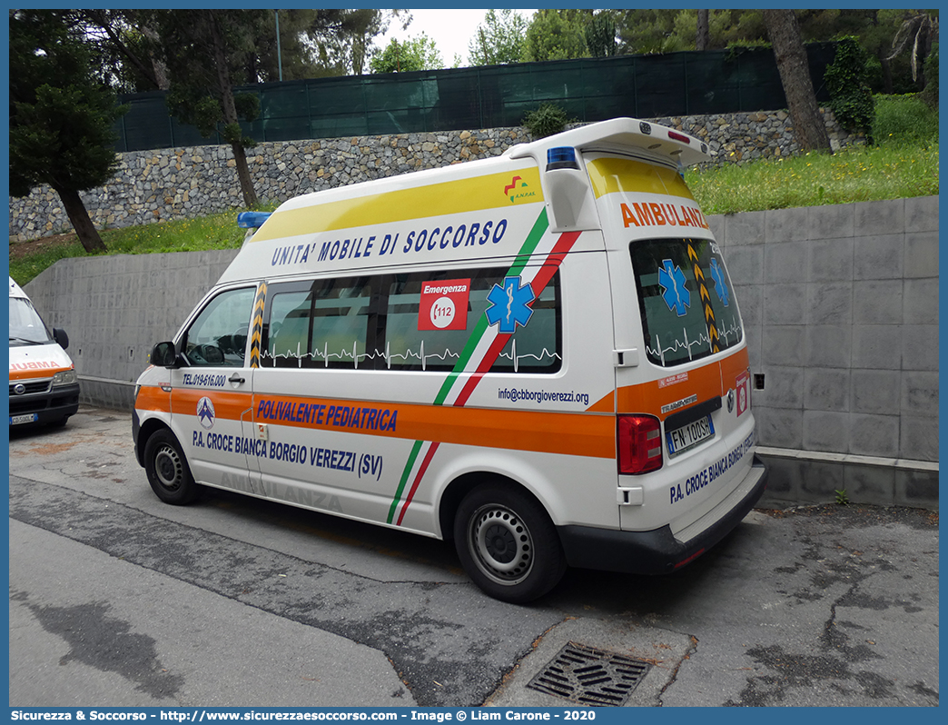 2195
P.A. Croce Bianca Borgio Verezzi
Volkswagen Transporter T6
Allestitore Alessi e Becagli S.n.c.
Parole chiave: P.A.;PA;Croce;Bianca;Borgio;Verezzi;Volkswagen;Transporter;T6;Alessi e Becagli