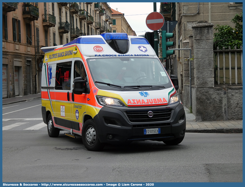 80/2525
P.A. Croce Bianca Savona
Fiat Ducato III serie II restyling
Allestitore Orion S.r.l.
Parole chiave: P.A.;PA;Croce;Bianca;Savona;Fiat;Ducato;Orion