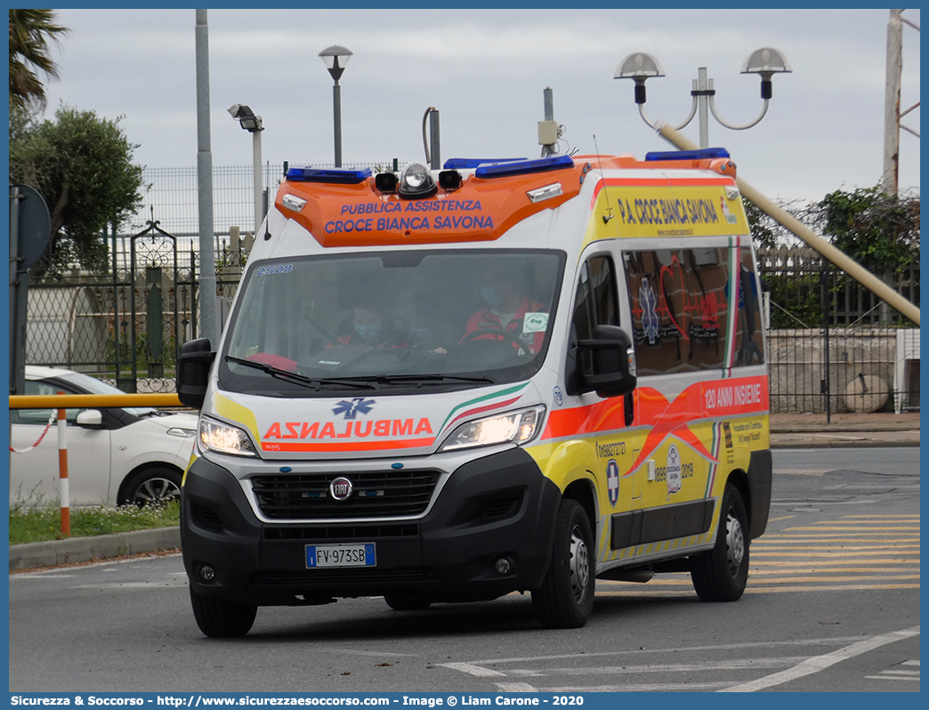 79/2528
P.A. Croce Bianca Savona
Fiat Ducato III serie restyling
Allestitore MAF S.n.c.
Parole chiave: P.A.;PA;Croce;Bianca;Savona;Fiat;Ducato;Mariani;Alfredo;MAF;M.A.F.