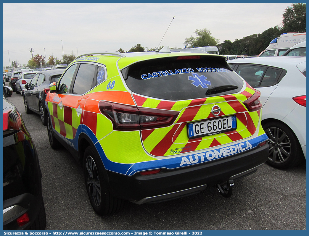 68
Castellazzo Soccorso
Nissan Qashqai II serie restyling
Allestitore Mariani Fratelli S.r.l.
Parole chiave: Castellazzo;Soccorso;Nissan;Qashqai;Automedica;Auto Medica;Automedicalizzata;Auto Medicalizzata;Mariani