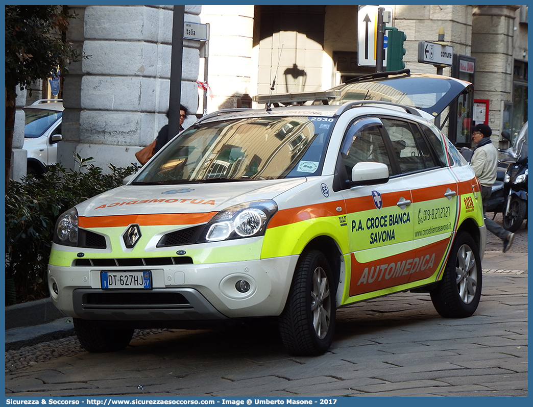 65/2530
P.A. Croce Bianca Savona
Renault Koleos I serie
Allestitore MAF S.n.c.
Parole chiave: P.A.;PA;Croce;Bianca;Savona;Renault;Koleos;Mariani;Alfredo;MAF;M.A.F.