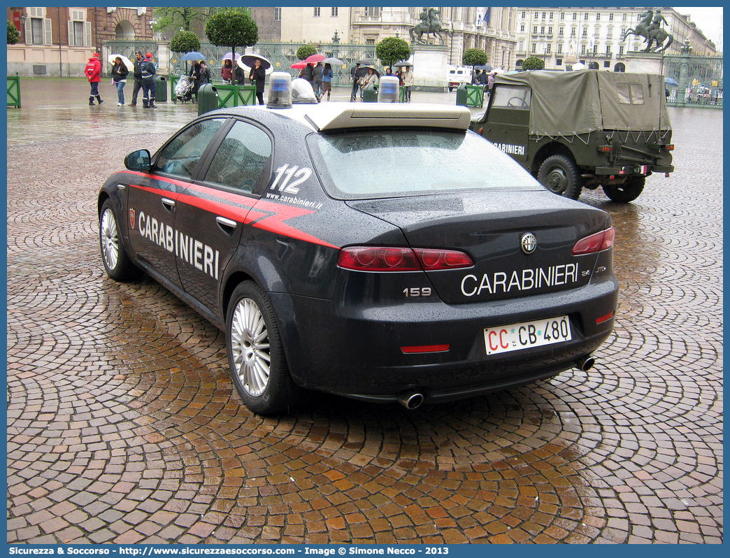 CC CB480
Arma dei Carabinieri
Alfa Romeo 159
Parole chiave: CC;C.C.;Arma;dei;Carabinieri;Alfa;Romeo;159;Radiomobile