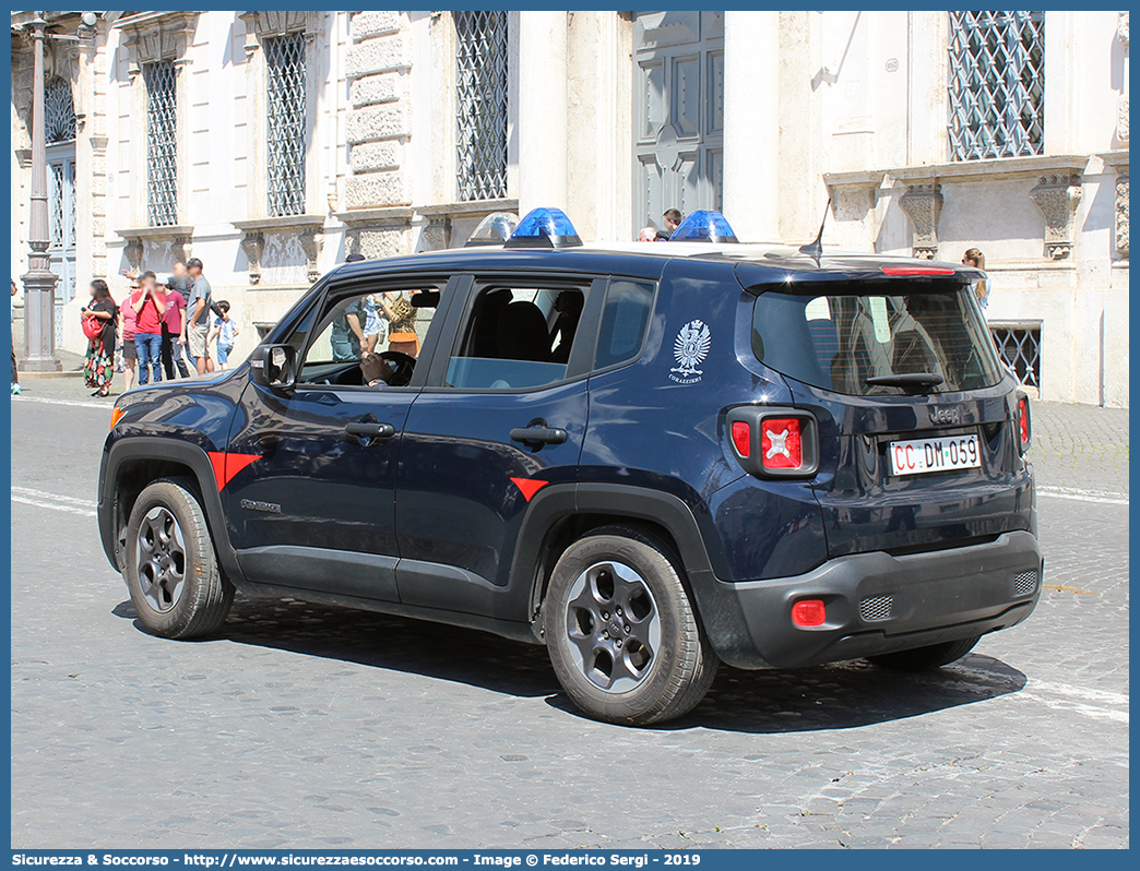 CC DM059
Arma dei Carabinieri
Reggimento Corazzieri
Jeep Renegade I serie
Parole chiave: CC;C.C.;Arma;dei;Carabinieri;Reggimento;Corazzieri;Jeep;Renegade