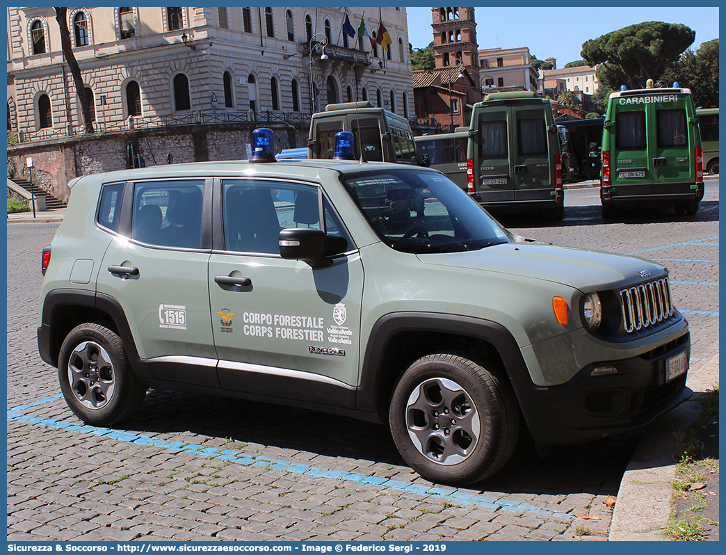 CF 011AO
Corpo Forestale
Regione Valle d'Aosta
Jeep Renegade I serie
Parole chiave: Corpo;Forestale;Aosta;CF;C.F.;AO;A.O.;Jeep;Renegade