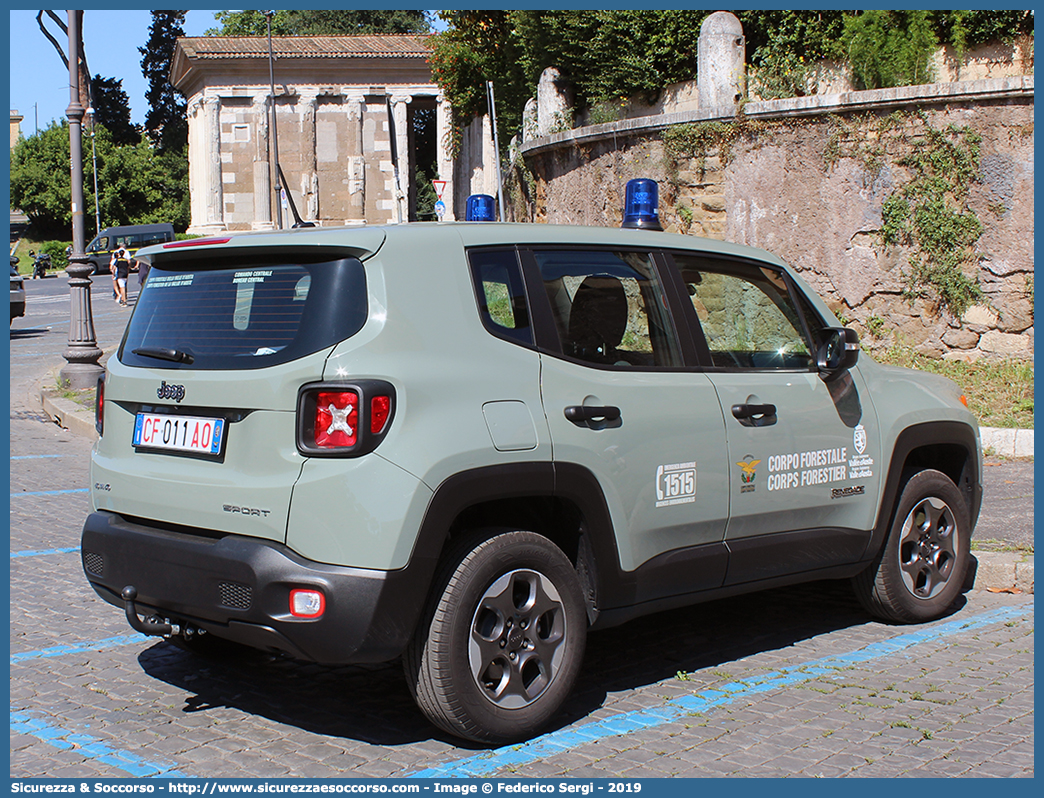 CF 011AO
Corpo Forestale
Regione Valle d'Aosta
Jeep Renegade I serie
Parole chiave: Corpo;Forestale;Aosta;CF;C.F.;AO;A.O.;Jeep;Renegade