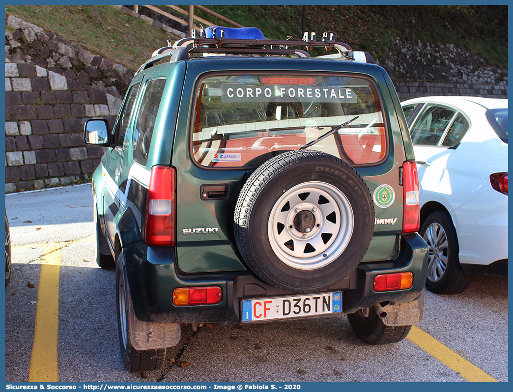 CF D36TN
Corpo Forestale
Provincia Autonoma di Trento
Suzuki Jimny
Parole chiave: CF;C.F.;TN;Corpo;Forestale;Trento;Suzuki;Jimny