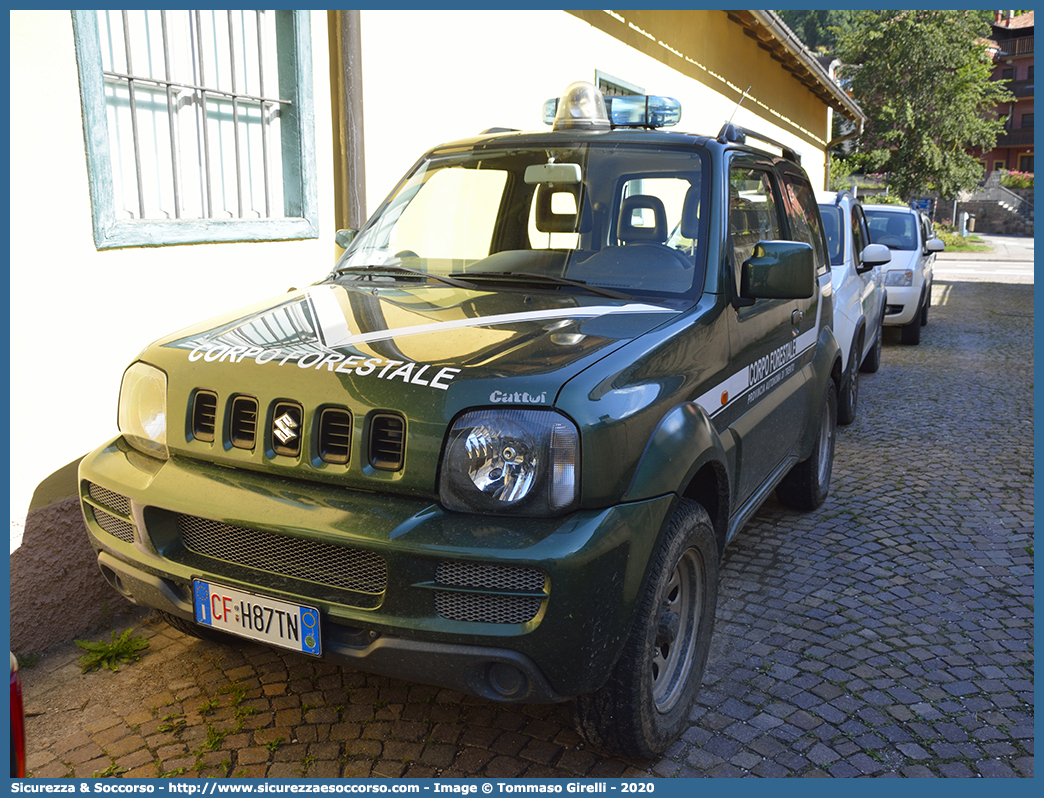 CF H78TN
Corpo Forestale
Provincia Autonoma di Trento
Suzuki Jimny
Parole chiave: CF;C.F.;TN;Corpo;Forestale;Trento;Suzuki;Jimny