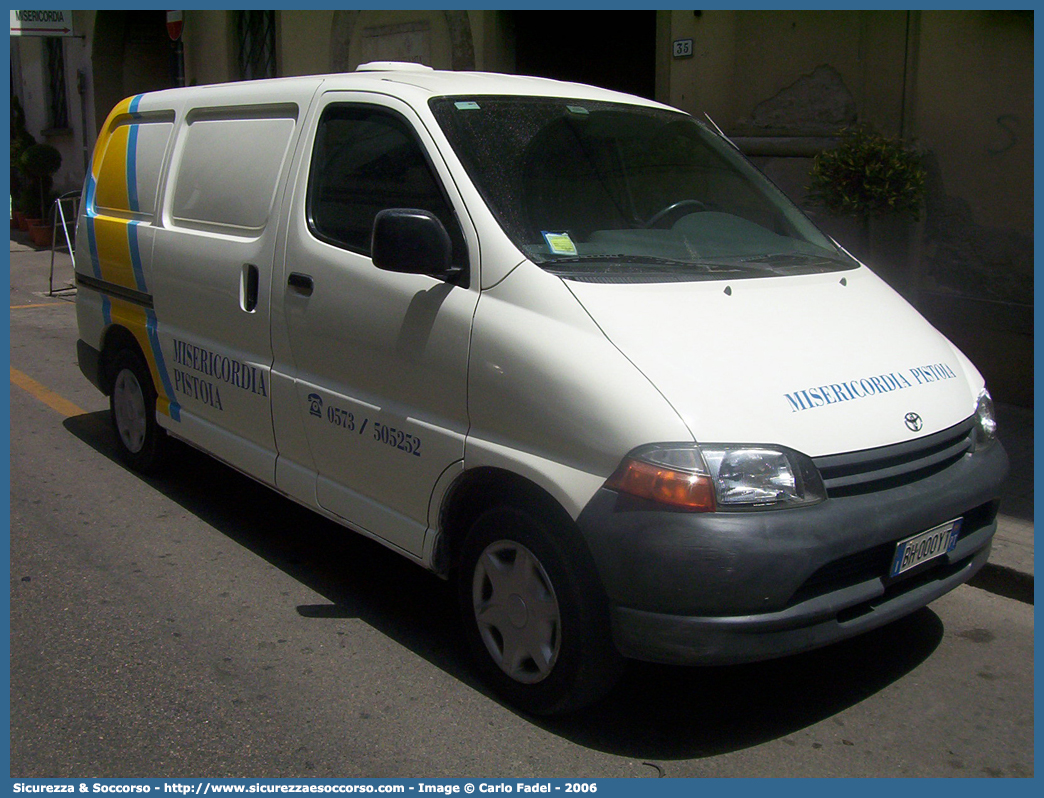 -
Misericordia di Pistoia
Toyota Hiace SBV
Parole chiave: Misericordie;Misericordia;Pistoia;Toyota;Hiace;SBV