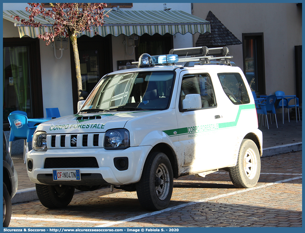 CF N04TN
Corpo Forestale
Provincia Autonoma di Trento
Suzuki Jimny
Parole chiave: CF;C.F.;TN;Corpo;Forestale;Trento;Suzuki;Jimny