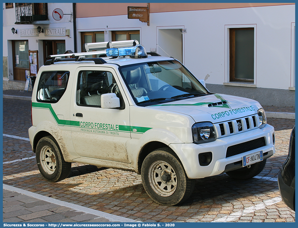 CF N04TN
Corpo Forestale
Provincia Autonoma di Trento
Suzuki Jimny
Parole chiave: CF;C.F.;TN;Corpo;Forestale;Trento;Suzuki;Jimny