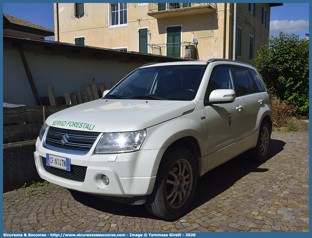 CF N14TN
Corpo Forestale
Provincia Autonoma di Trento
Suzuki Grand Vitara III serie restyling
Parole chiave: CF;C.F.;TN;Corpo;Forestale;Trento;Suzuki;Grand;Vitara