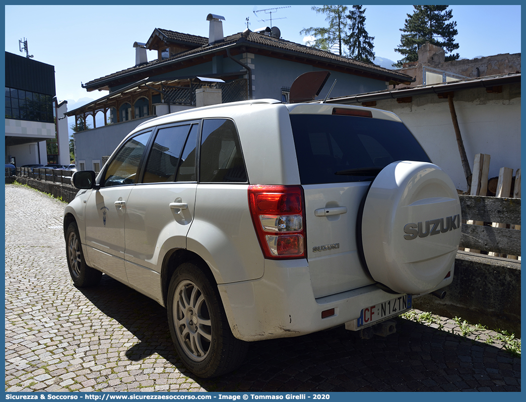 CF N14TN
Corpo Forestale
Provincia Autonoma di Trento
Suzuki Grand Vitara III serie restyling
Parole chiave: CF;C.F.;TN;Corpo;Forestale;Trento;Suzuki;Grand;Vitara