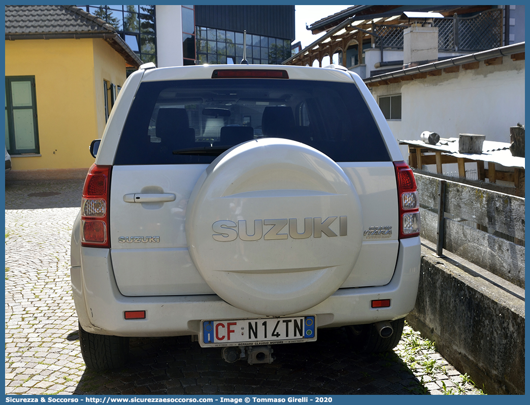 CF N14TN
Corpo Forestale
Provincia Autonoma di Trento
Suzuki Grand Vitara III serie restyling
Parole chiave: CF;C.F.;TN;Corpo;Forestale;Trento;Suzuki;Grand;Vitara