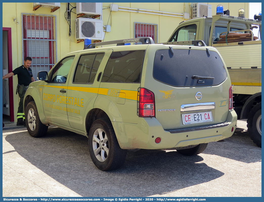 CFva E21 CA
Corpo Forestale
e di Vigilanza Ambientale
Regione Sardegna
Nissan Pathfinder III serie
Allestitore MAVE s.r.l.
Parole chiave: Corpo;Forestale;Vigilanza;Ambientale;Sardegna;CFVA;C.F.V.A.;Nissan;Pathfinder;Mave