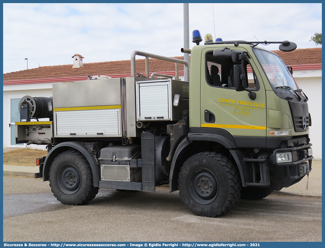 CFva E84 CA
Corpo Forestale
e di Vigilanza Ambientale
Regione Sardegna
Mercedes Benz Unimog U20
Allestitore Amatori S.r.l.
Parole chiave: CFVA;C.F.V.A.;Corpo;Forestale;Vigilanza;Ambientale;Sardegna;Mercedes Benz;Unimog;U20;Amatori