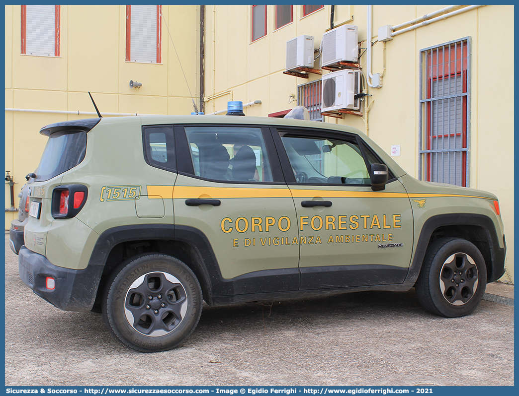 CFva H68 CA
Corpo Forestale
e di Vigilanza Ambientale
Regione Sardegna
Jeep Renegade I serie
Parole chiave: CFVA;C.F.V.A.;Corpo;Forestale;Vigilanza;Ambientale;Sardegna;Jeep;Renegade