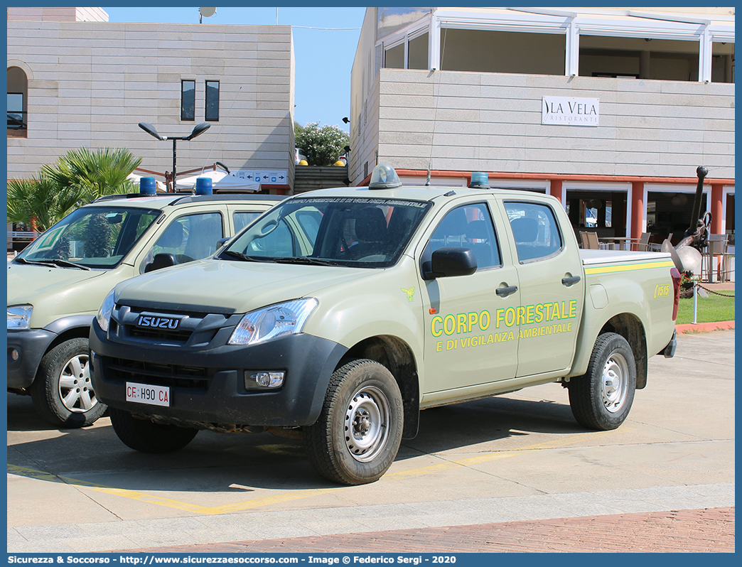 CFva H90 CA
Corpo Forestale
e di Vigilanza Ambientale
Regione Sardegna
Isuzu D-Max II serie
Parole chiave: CFVA;C.F.V.A.;CF;C.F.;VA;V.A.;Corpo;Forestale;Vigilanza;Ambientale;Sardegna;Isuzu;D-Max;DMAX