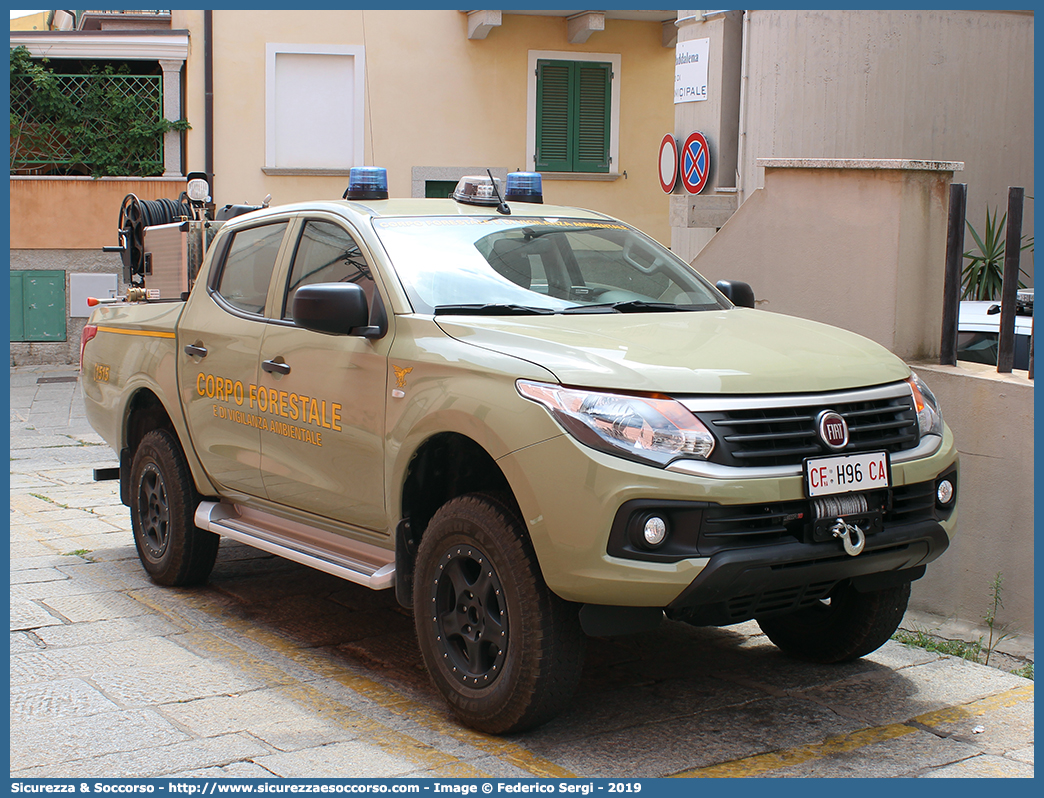 CFva H96 CA
Corpo Forestale
e di Vigilanza Ambientale
Regione Sardegna
Fiat Fullback 
Allestitore Amatori S.r.l.
Parole chiave: CFVA;C.F.V.A.;Corpo;Forestale;Vigilanza;Ambientale;Regione;Sardegna;Fiat;Fullback;Amatori