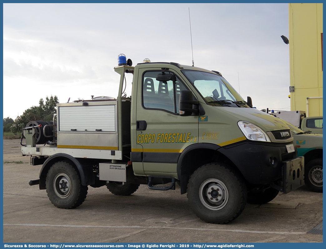 CFva M93 CA
Corpo Forestale
e di Vigilanza Ambientale
Regione Sardegna
Iveco Daily 55S18W IV serie
Allestitore Amatori S.r.l.
Parole chiave: Corpo;Forestale;Vigilanza;Ambientale;Sardegna;CFVA;C.F.V.A.;Iveco;Daily;55S18W;Amatori