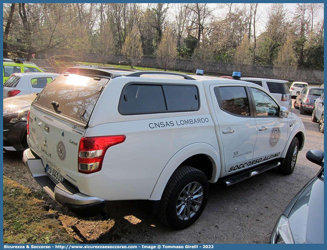 19.1
Corpo Nazionale
Soccorso Alpino e Speleologico
Delegazione Alpina XIX Lariana
Mitsubishi L200 V serie
Parole chiave: CNSAS;C.N.S.A.S.;Corpo;Nazionale;Soccorso;Alpino;Speleologico;Lombardia;SASL;S.A.S.L.;Mitsubishi;L200