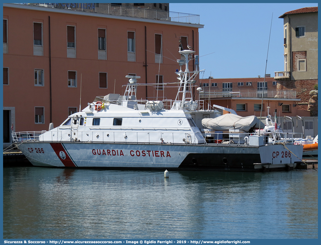 CP 286
Corpo delle Capitanerie di Porto
Guardia Costiera
Vedette Veloci Classe 265
Parole chiave: Guardia;Costiera;Capitaneria;Capitanerie;Porto;Vedetta;Vedette;Veloce;Veloci;Classe;265;CP;C.P.;G.C.;GC