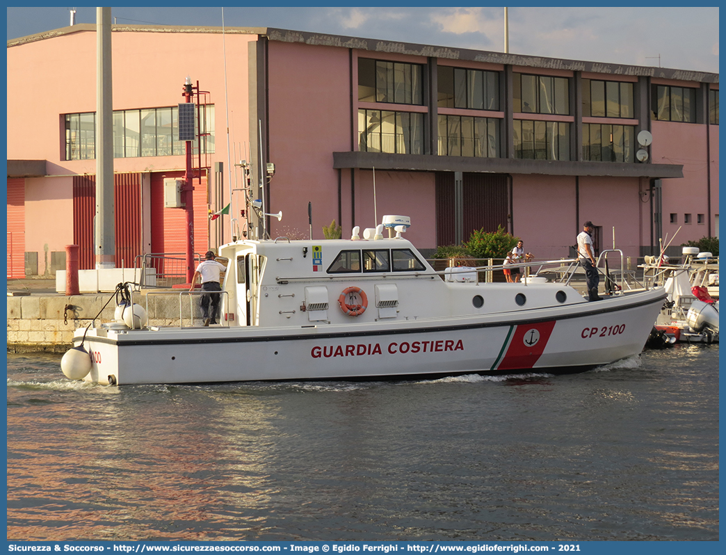 CP 2100
Corpo delle Capitanerie di Porto
Guardia Costiera
Vedetta Veloce Classe 2084
Parole chiave: Guardia;Costiera;Capitaneria;Capitanerie;Porto;Vedetta;Vedette;Veloce;Veloci;Classe;2084;CP;C.P.;G.C.;GC;CP2102;CP 2102